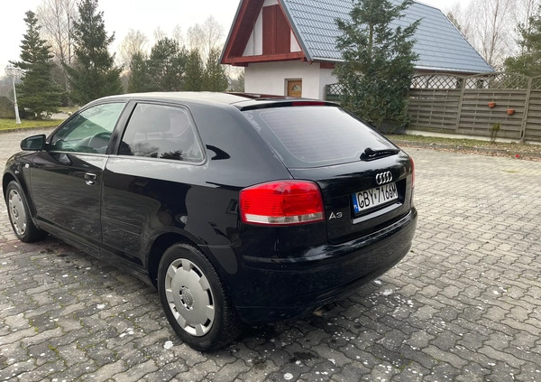 Audi A3 cena 15000 przebieg: 322687, rok produkcji 2008 z Miastko małe 211